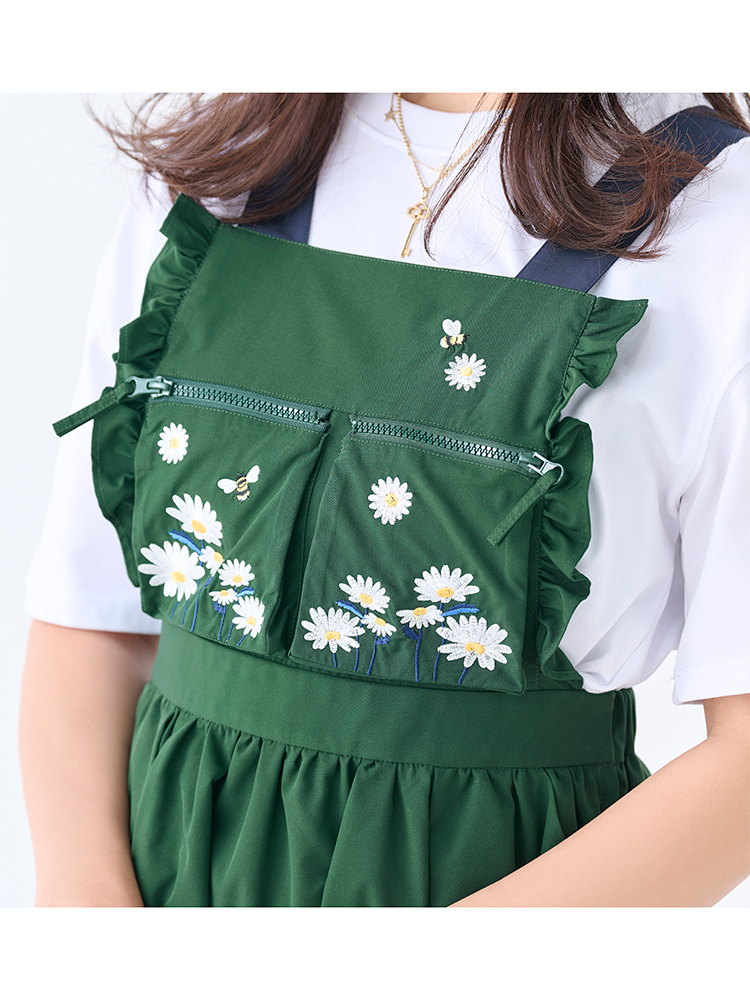 ガーデン刺繍ジャンパースカート