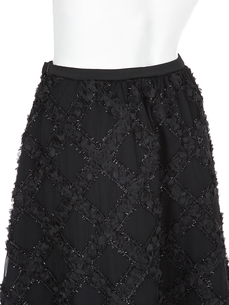Chesty（チェスティ）チュール刺繍スカート(1 Black): Online Shop｜公式通販サイト