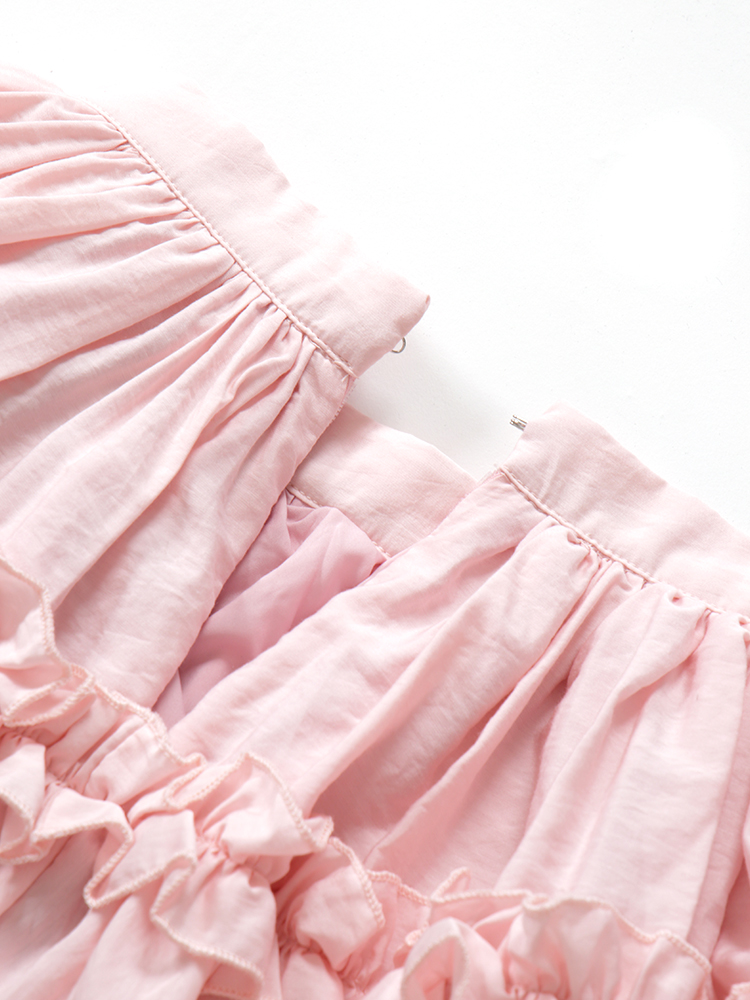 Chesty（チェスティ）ラッフルミディスカート(0 Pink): Online Shop｜公式通販サイト