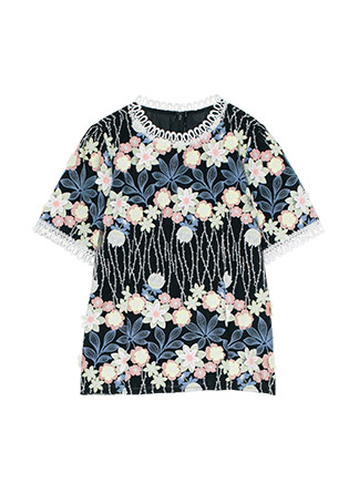 Chesty（チェスティ）(2／2ページ)Flower Embroidery Blouse｜OfficialBlog
